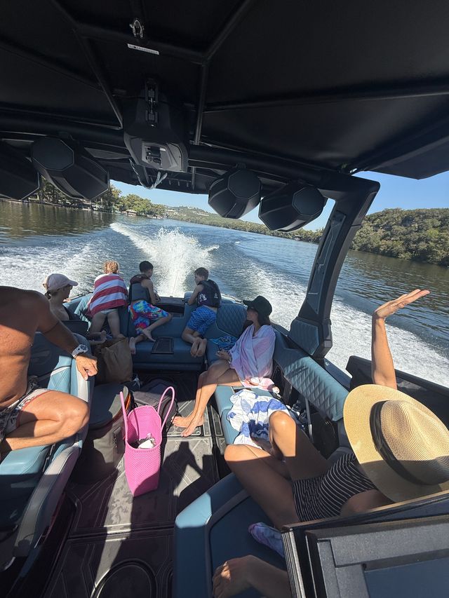 Wake n Lake: Luxury Boat Charter, Private Wakesurf/Wakeboarding Lessons (Lake Austin & Lake Travis) image 4