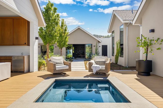 Luxury Wine Country Villa with Pool and Guest House image 53