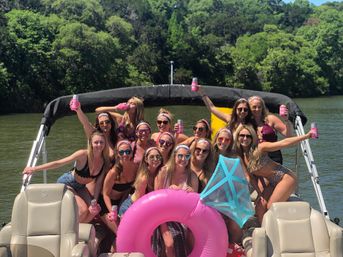 Double Decker Party Boats with Waterslide : Lewisville Lake Dallas TX image