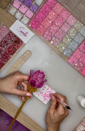 Forever Flower Bedazzling Party: Create a Flower that Never Wilts & Sparkles Forever image 9