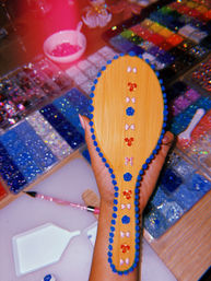 Princess Hairbrush Bedazzling Party: Embellish a hairbrush that makes you feel like a princess every time you use it! image
