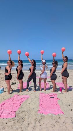 Bachelorette Pilates, Barre, Yoga, Sculpt and HIIT Classes at Your Airbnb or the Beach image 6