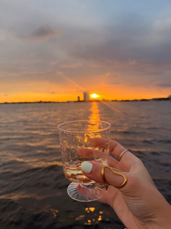 Sunset + Champagne Evening Boat Tour image 16