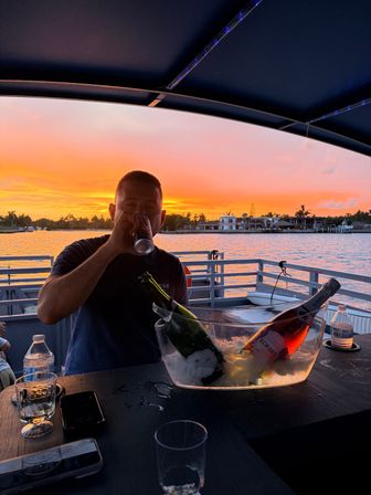 Sunset + Champagne Evening Boat Tour image 18