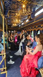 The Parlor Car Trolley Party Bus with Plush Lounge Seating & BYOB image 3