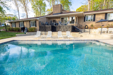 Wake & Chill LKN: Lakefront, Private Pool, Dock, Firepit, Sunset Vibes image 3