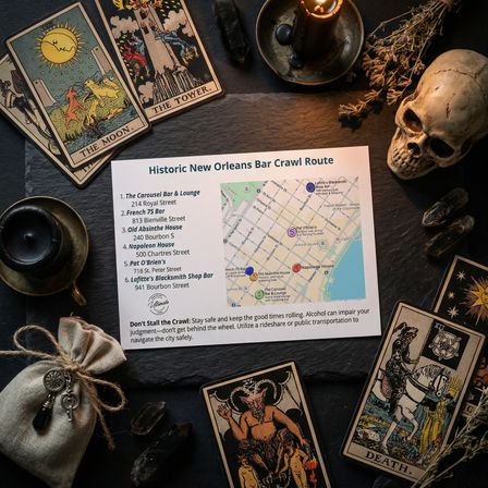 The NOLA History on Tap Scratch-Off Bar Crawl Party Pack (10 Pack) image 5