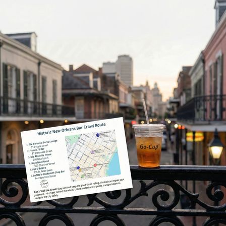 The NOLA History on Tap Scratch-Off Bar Crawl Party Pack (10 Pack) image 4
