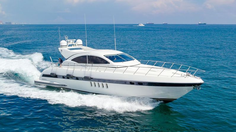 Ultimate Miami Bachelorette Yacht Experience: 75' Mangusta M3 with Crew and Party Vibes image 30