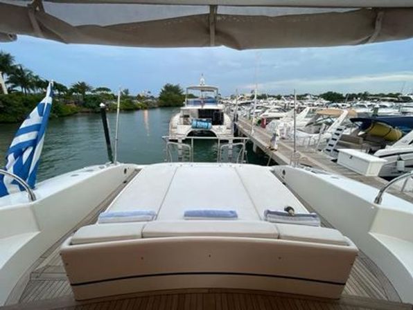 Ultimate Miami Bachelorette Yacht Experience: 75' Mangusta M3 with Crew and Party Vibes image 10