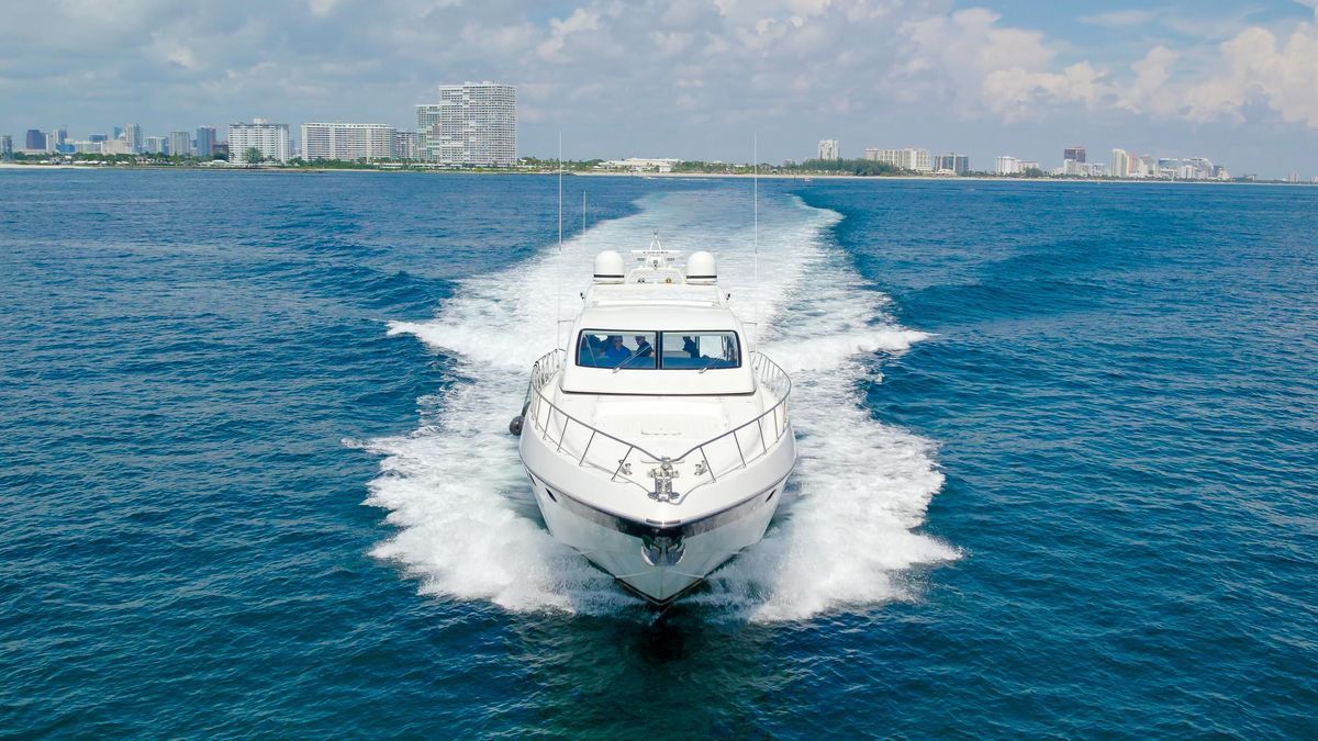 Ultimate Miami Bachelorette Yacht Experience: 75' Mangusta M3 with Crew and Party Vibes image 4