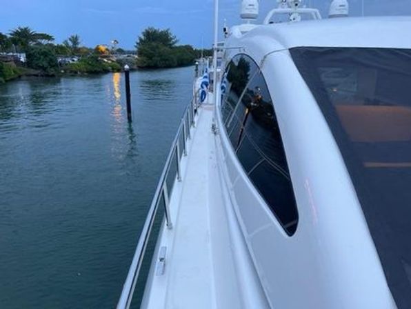 Ultimate Miami Bachelorette Yacht Experience: 75' Mangusta M3 with Crew and Party Vibes image 36