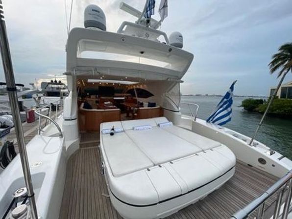 Ultimate Miami Bachelorette Yacht Experience: 75' Mangusta M3 with Crew and Party Vibes image 11