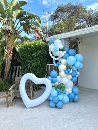 Bachelorette Airbnb Decor with Backdrops, Balloon Garlands, Bride Room, Fridge Stocking image 45