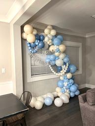 Bachelorette Airbnb Decor with Backdrops, Balloon Garlands, Bride Room, Fridge Stocking image 49