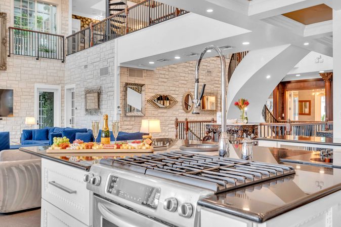 The Modern Castle: Luxury 8-BR Estate with Pool & Rooftop Lounge for Groups image 60