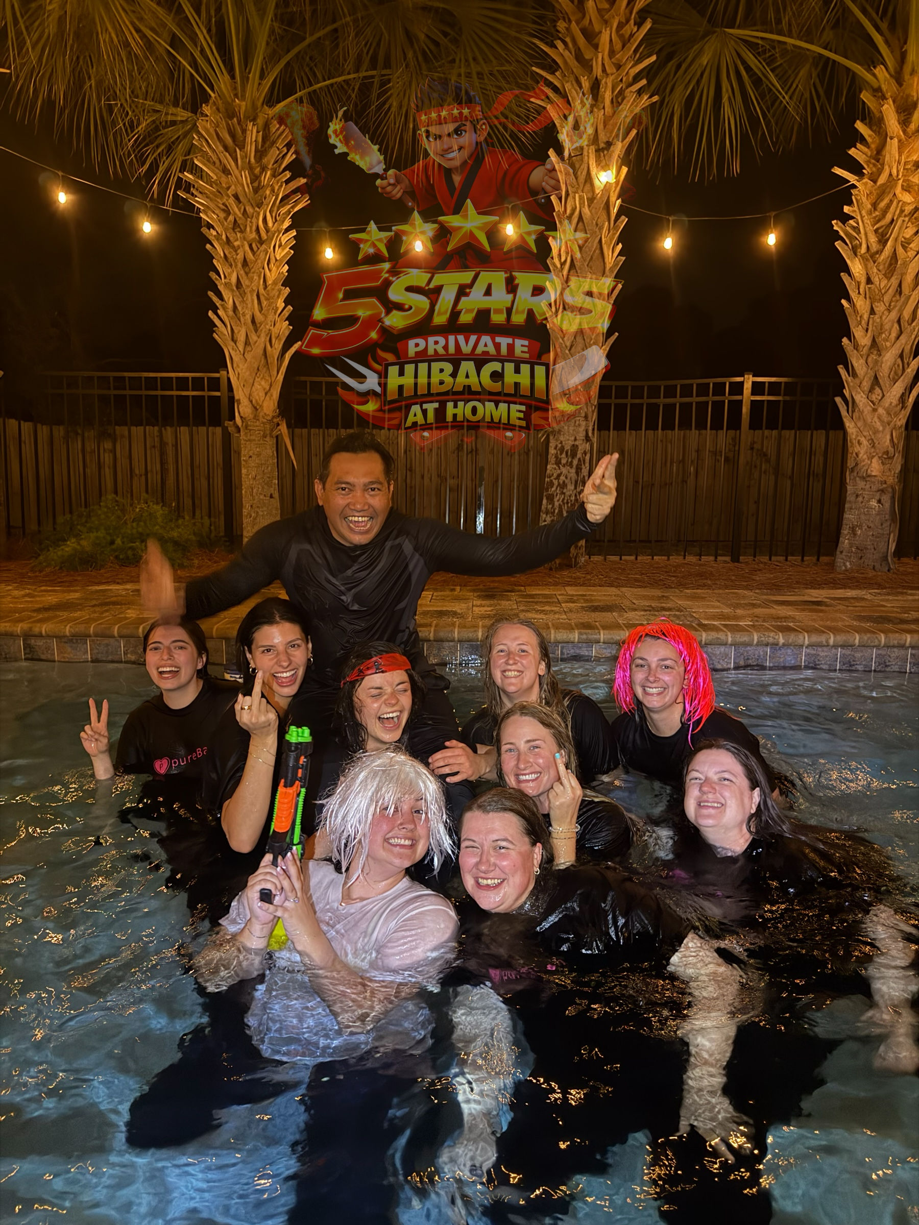 5 STARS HIBACHI at Home ! Experiencing LIVE in your backyard! Who's ready for SAKEGUN??? image 3