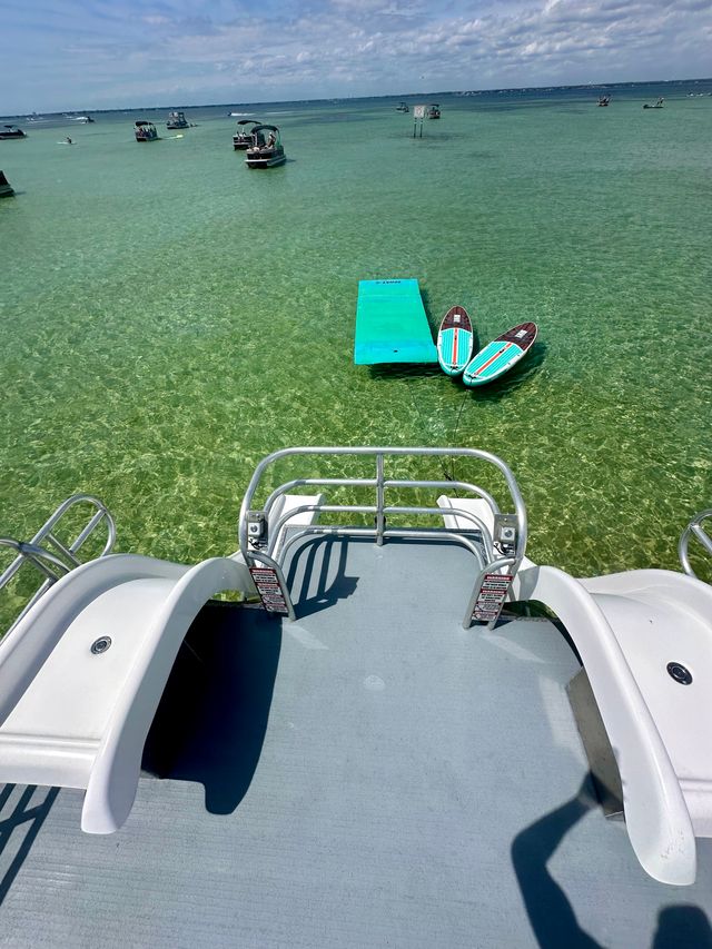  Private Crab Island Pontoon with Double Slide & Restroom (Up to 12) image 4