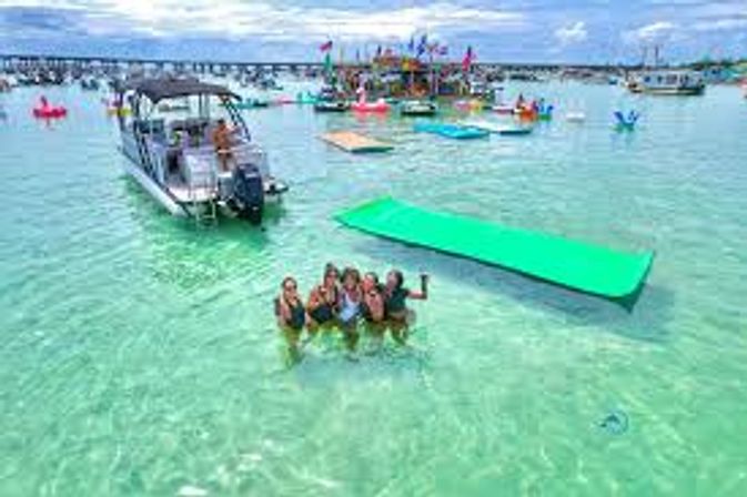 Captained Sandbar/Island Hopping Party Charter image 12