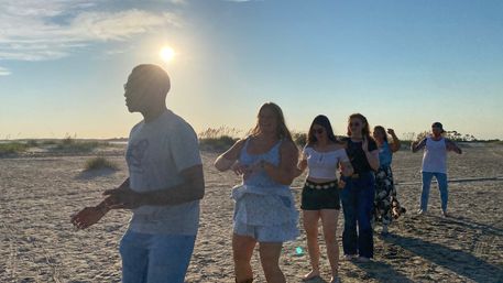 Sand In My Boots: Line Dance on the Beach image