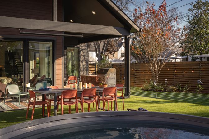 Outdoor Oasis: Heated Cowboy Pool, Infrared Sauna, Golf, Games + Gym image 38