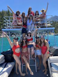 30ft Double Decker Party Pontoon with Waterslides! image 8