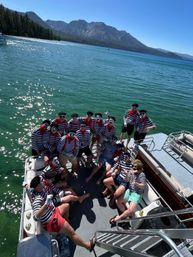 30ft Double Decker Party Pontoon with Waterslides! image 24