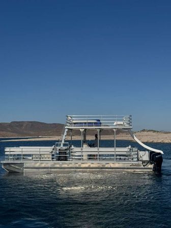 Party Boat at Lake Pleasant with slide - up to 22 passengers - Captained - Killer sound system image 5