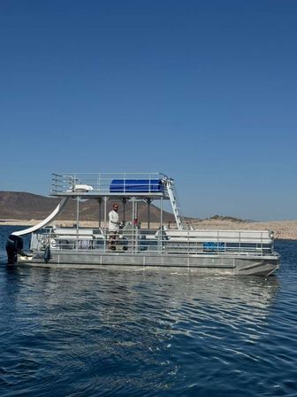 Party Boat at Lake Pleasant with slide - up to 22 passengers - Captained - Killer sound system image 2