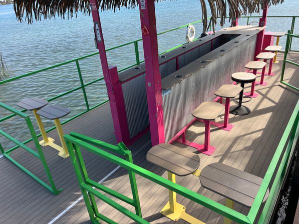 Floating Paradise Awaits — Cruise Lake St. Clair in Tiki Style. image 1