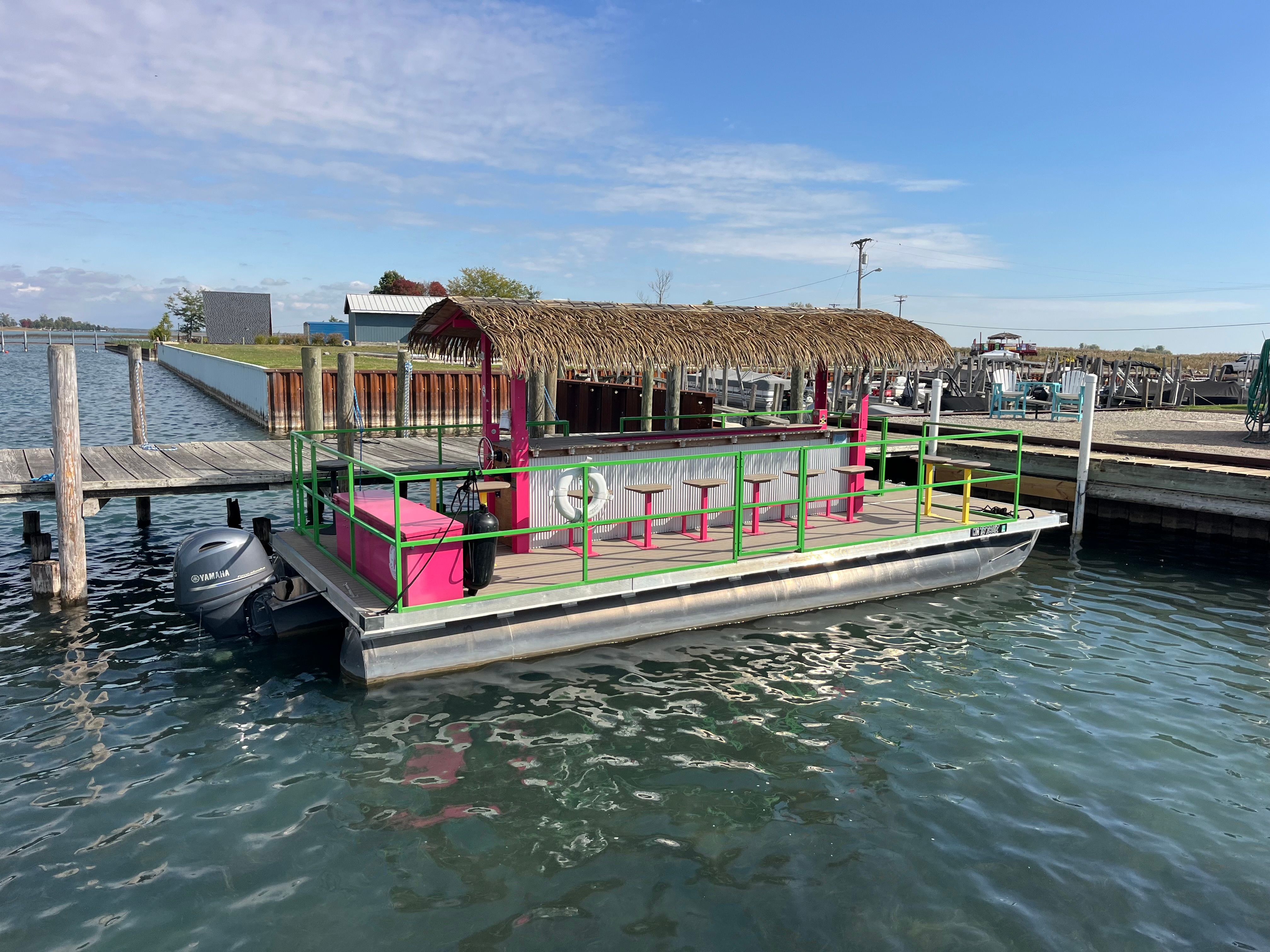 Floating Paradise Awaits — Cruise Lake St. Clair in Tiki Style. image 2
