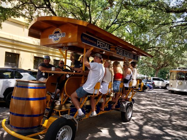 Pedal Pub Party Bike in Downtown Savannah with Exclusive Drink Deals at 20+ Bars image 11
