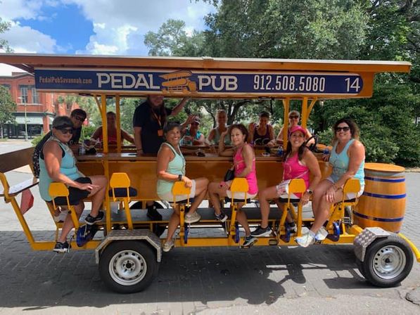 Pedal Pub Party Bike in Downtown Savannah with Exclusive Drink Deals at 20+ Bars image 12