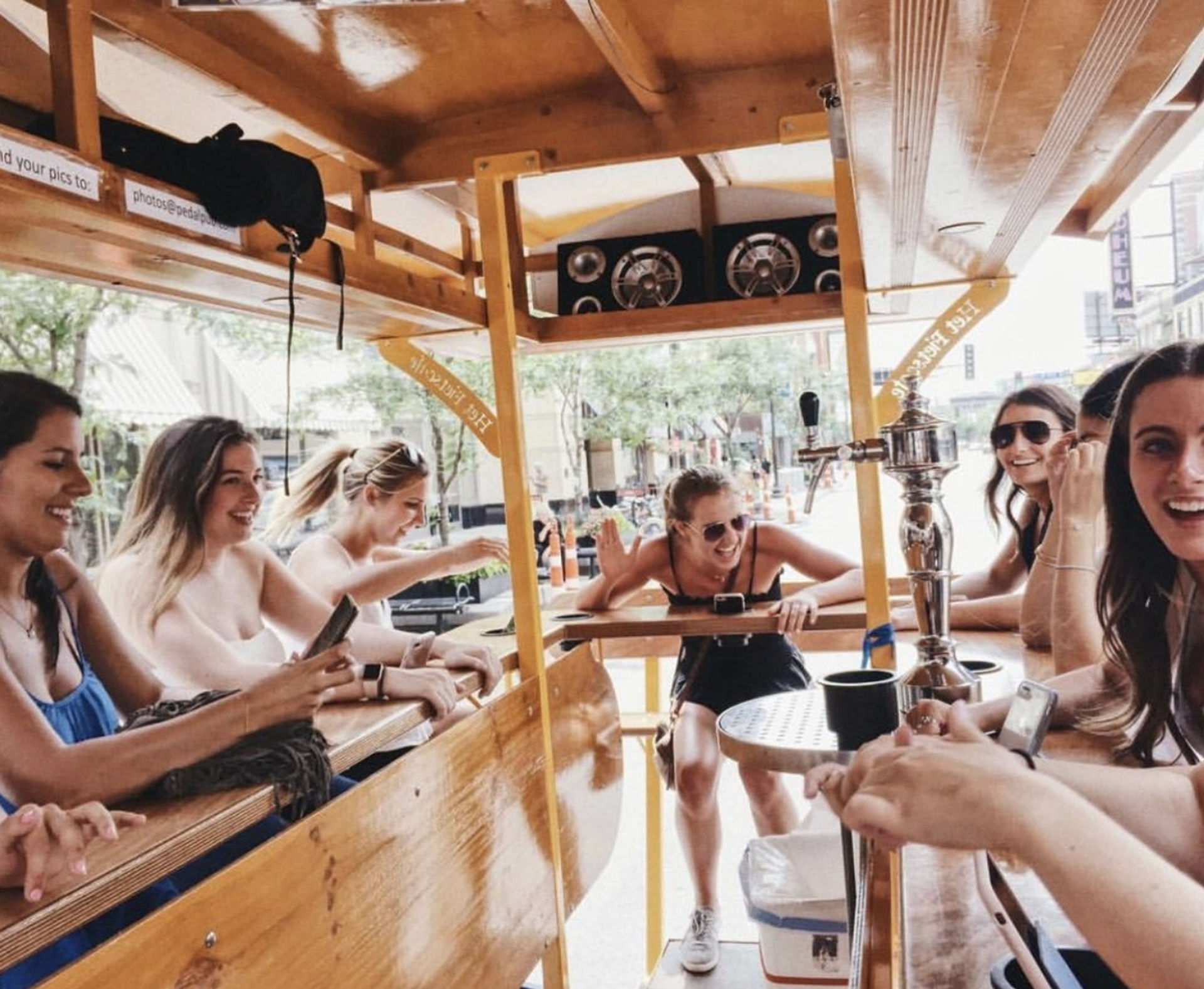Pedal Pub Party Bike in Downtown Savannah with Exclusive Drink Deals at 20+ Bars image 2