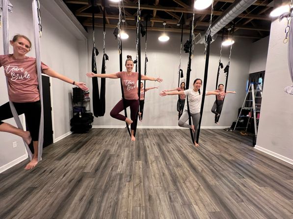 Custom Aerial Yoga or Silks Party Experience: Fun, Relaxing & More image 15