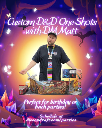 Professional D&D Session at Dice on Draft image 1