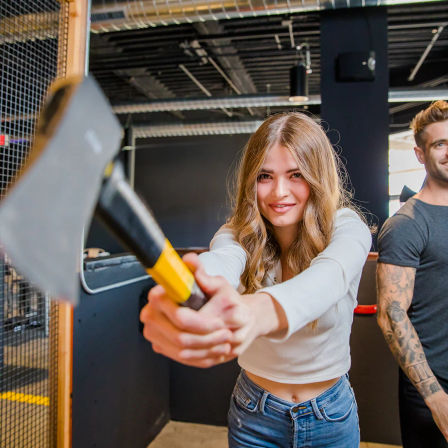 Adulting Can Wait: Axe Throwing + Smart Darts for Your Tempe Group Night image 2