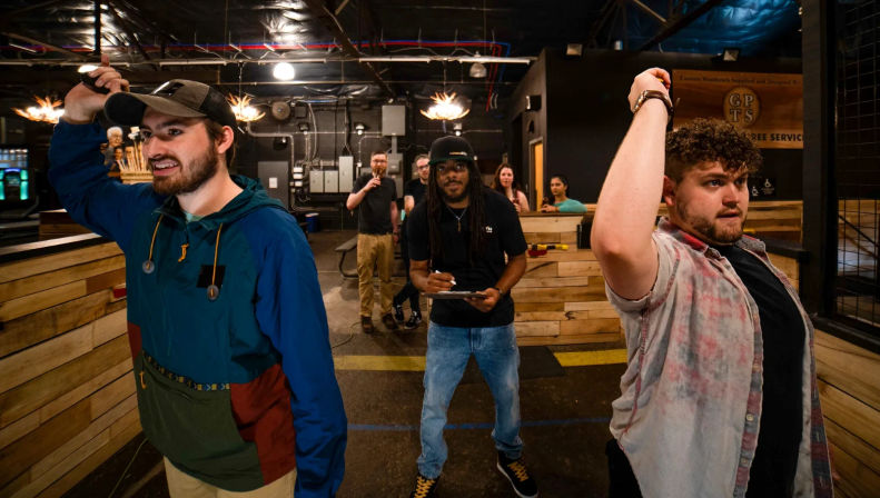 Adulting Can Wait: Axe Throwing + Smart Darts for Your Tempe Group Night image 3