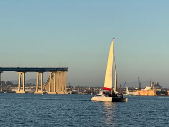Private Catamaran Sail and Swim on San Diego Bay  image 39