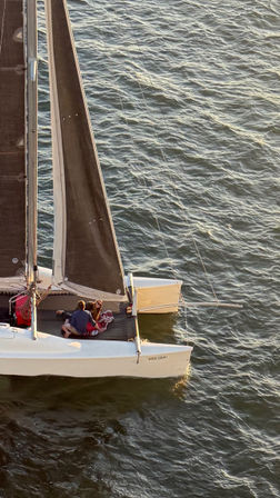 San Diego Bay Sail & Swim: Private Captained Sport Catamaran Party image 25