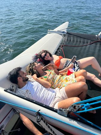 San Diego Bay Sail & Swim: Private Captained Sport Catamaran Party image 15