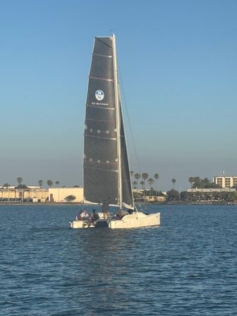 San Diego Bay Sail & Swim: Private Captained Sport Catamaran Party image 18