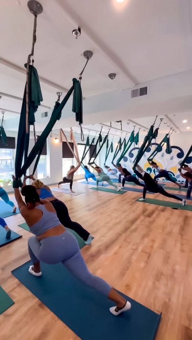 Flow, Fly & Celebrate: Private Aerial Yoga Party image 4
