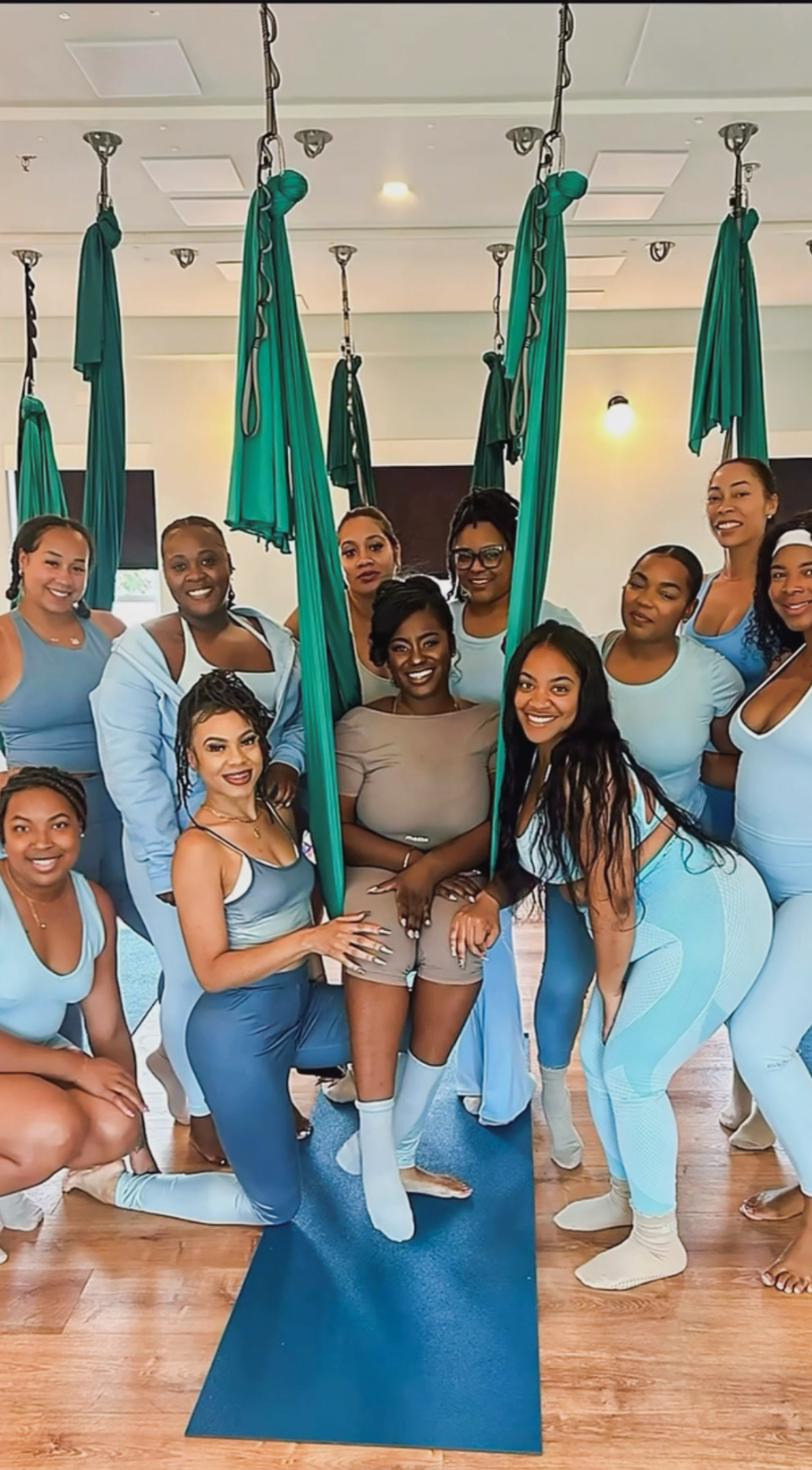 Flow, Fly & Celebrate: Private Aerial Yoga Party image 1