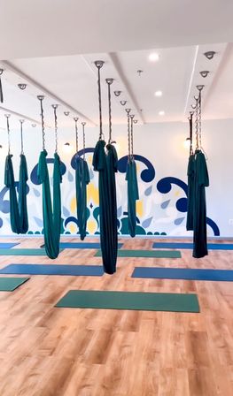 Flow, Fly & Celebrate: Private Aerial Yoga Party image 5