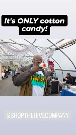 The Beehive Spin Interactive Live Cotton Candy Art image 2