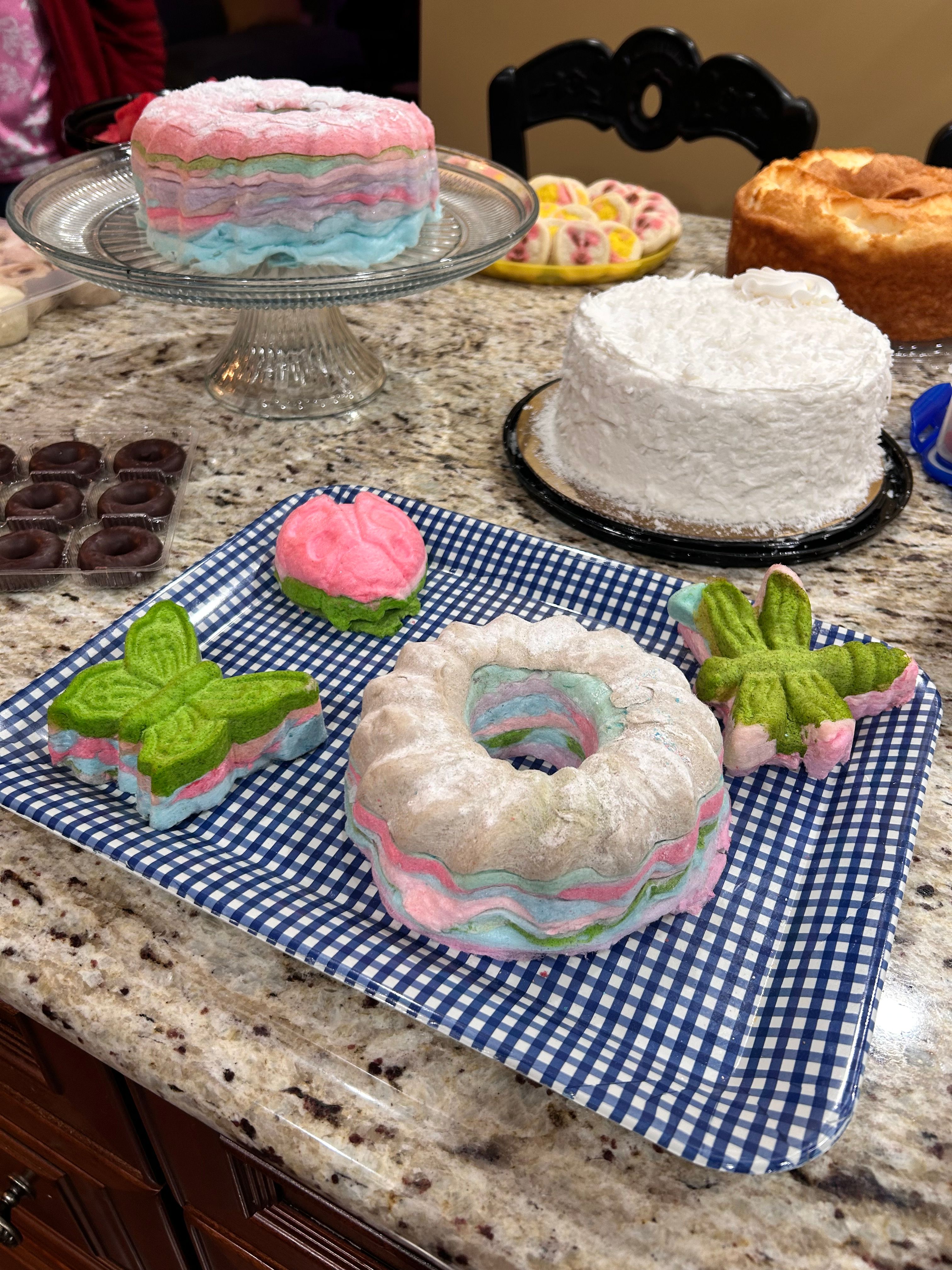 Title: Gourmet Multi-Layered Cotton Candy Cake (Pastel Bundt) image 4