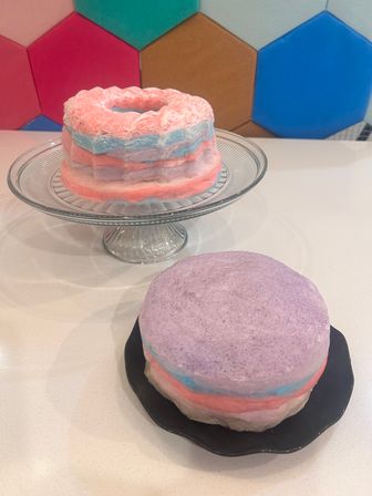 Title: Gourmet Multi-Layered Cotton Candy Cake (Pastel Bundt) image 8