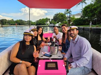 Private Pink Electric Boat Cruise in Fort Lauderdale image 3