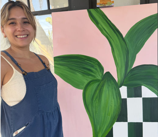 San Diego Bachelorette Party: Make Giant Art Together for the Bride image 18